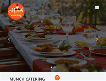 Tablet Screenshot of munchcatering.net